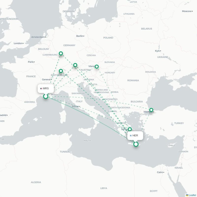 MRS - HER route map