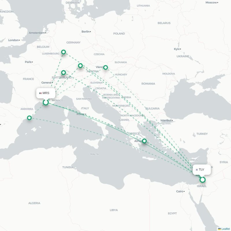MRS - TLV route map
