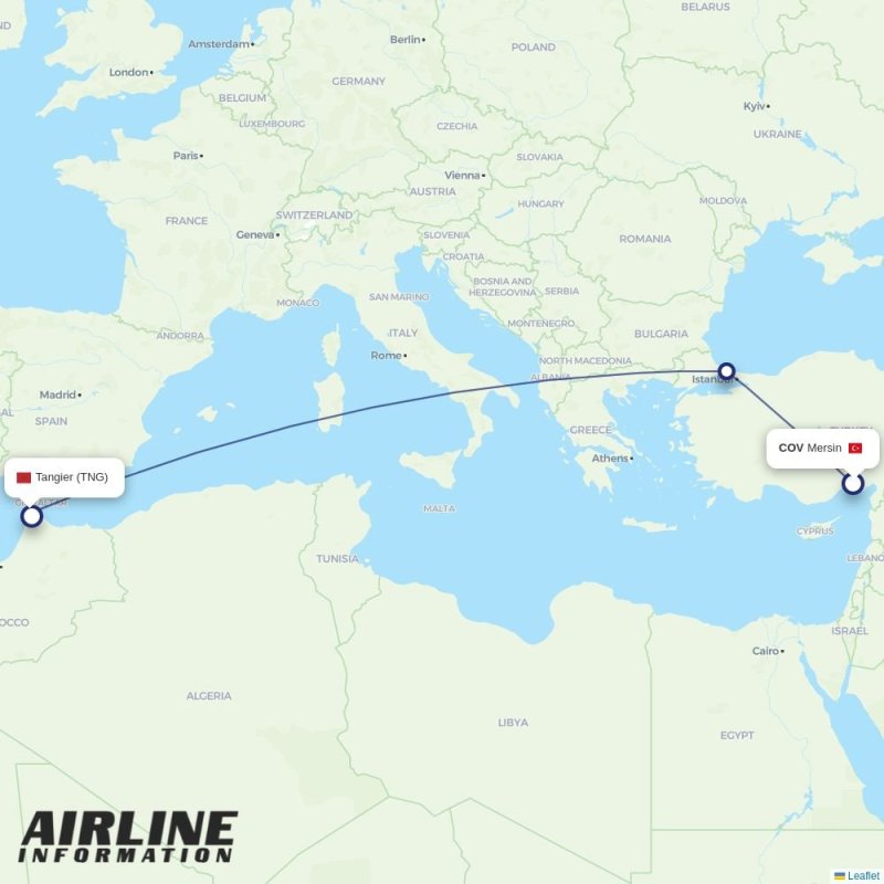 MRS - TNG route map
