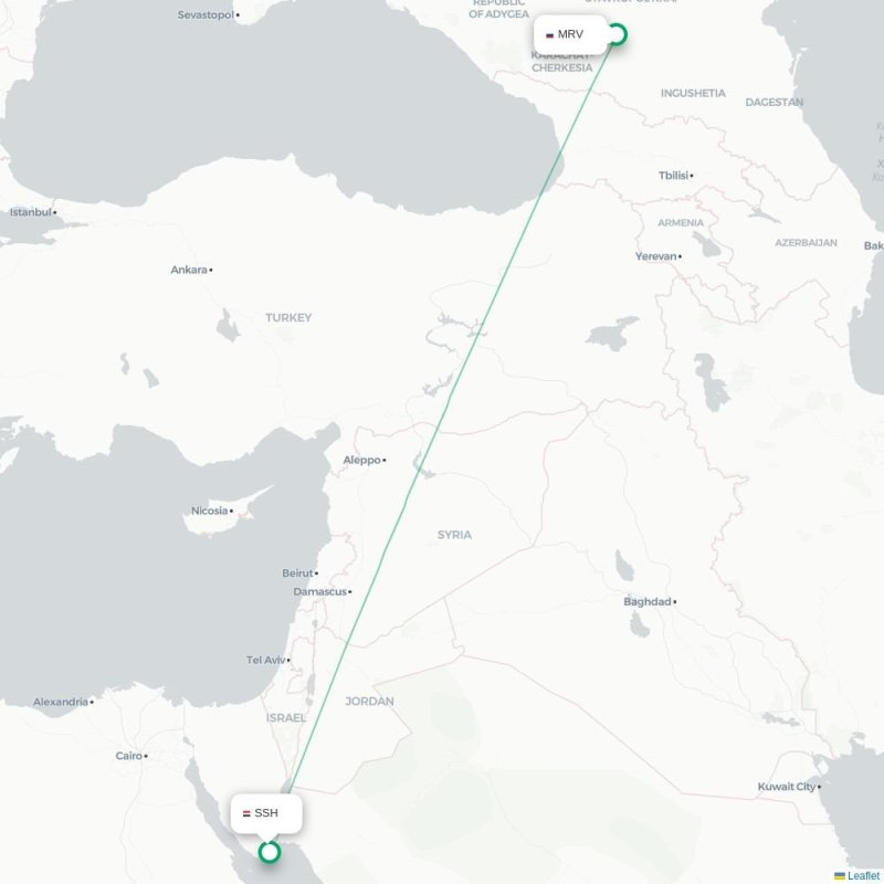 MRV - SSH route map