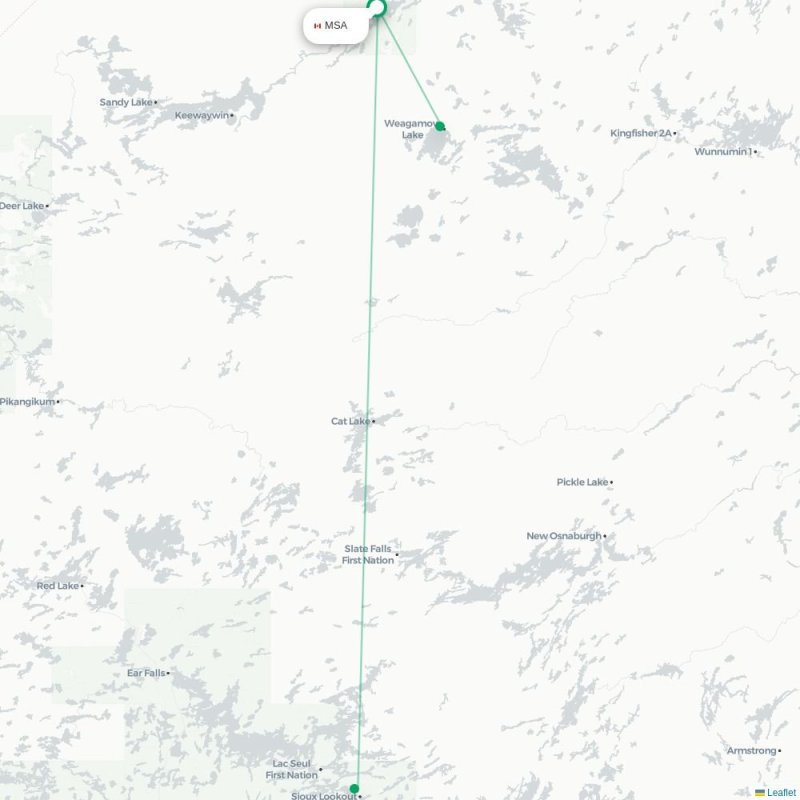 MSA - ZPB route map