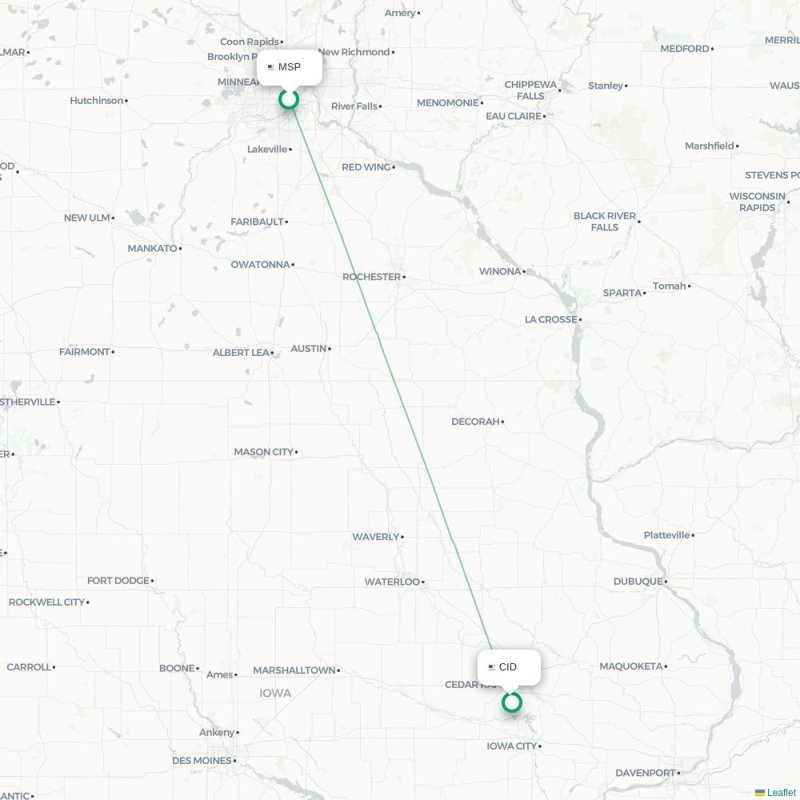 MSP - CID route map
