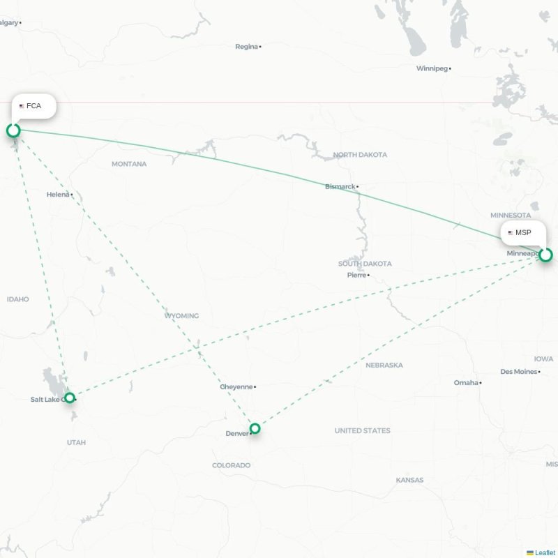 MSP - FCA route map
