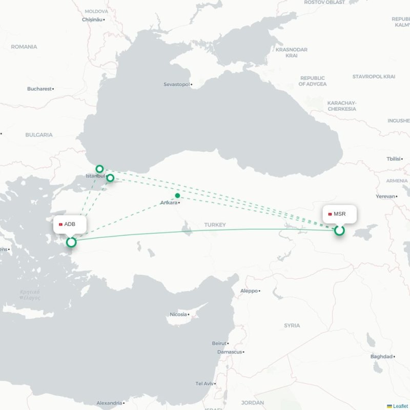 MSR - ADB route map