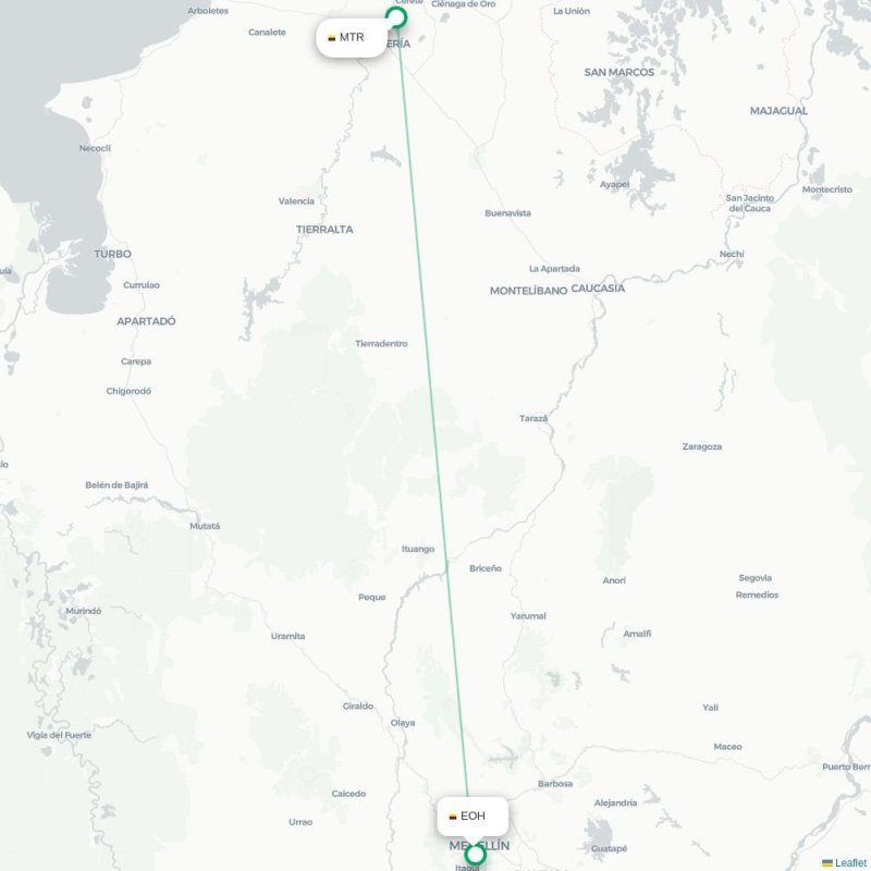 MTR - EOH route map