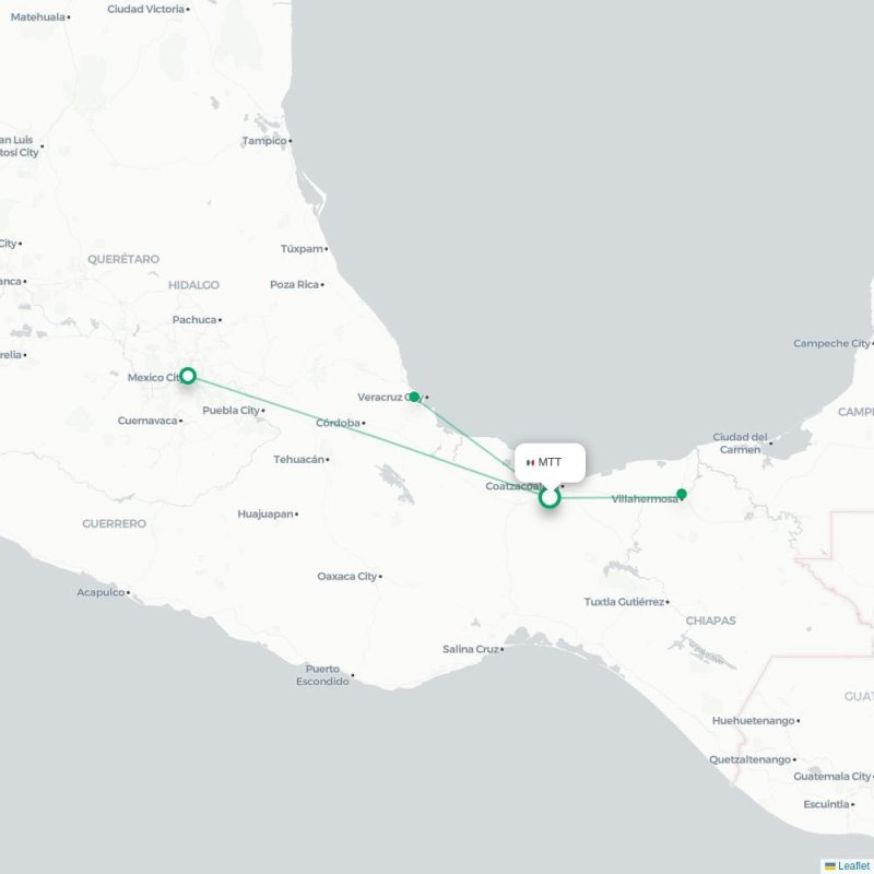 MTT - VER route map