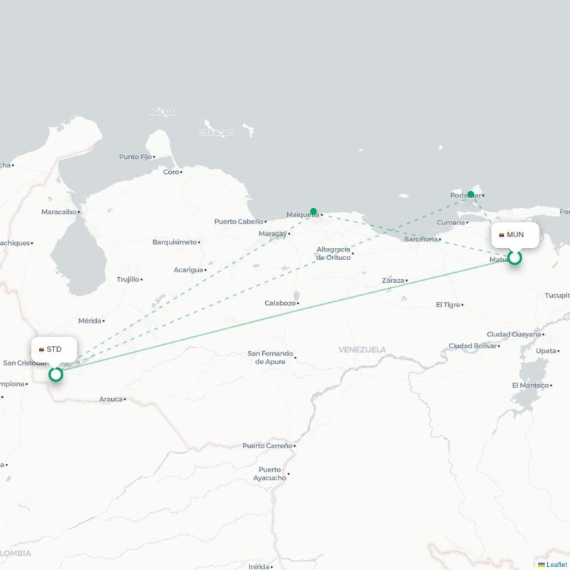 STD - MUN route map