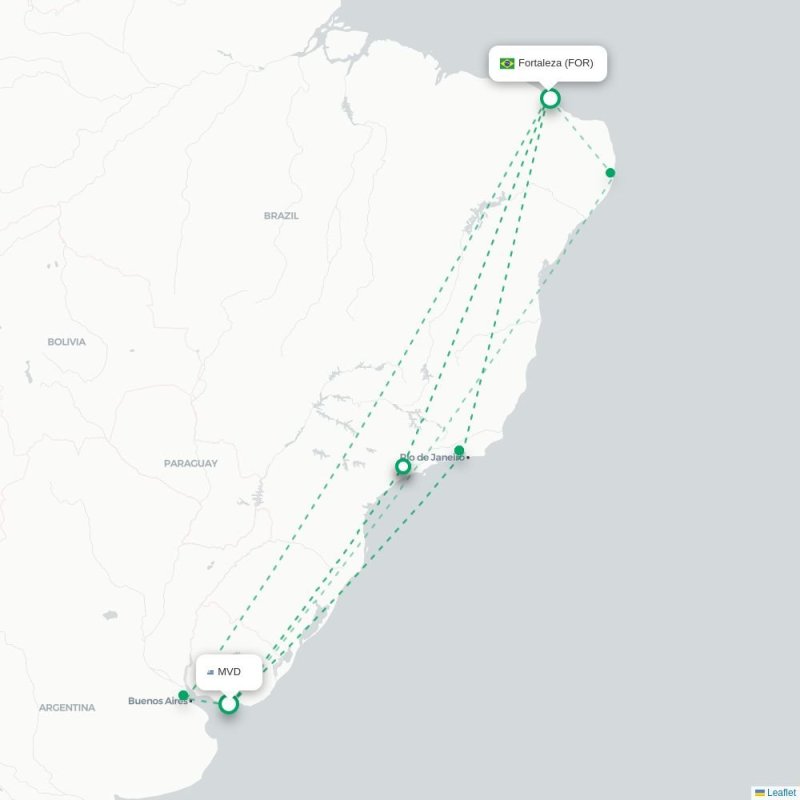 MVD - FOR route map