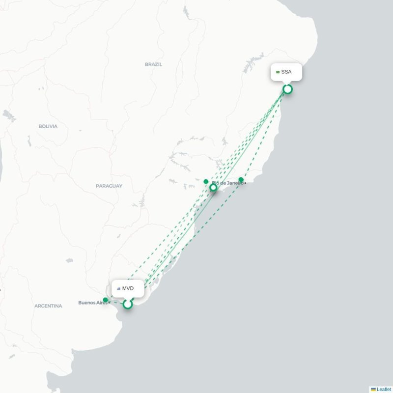 MVD - SSA route map