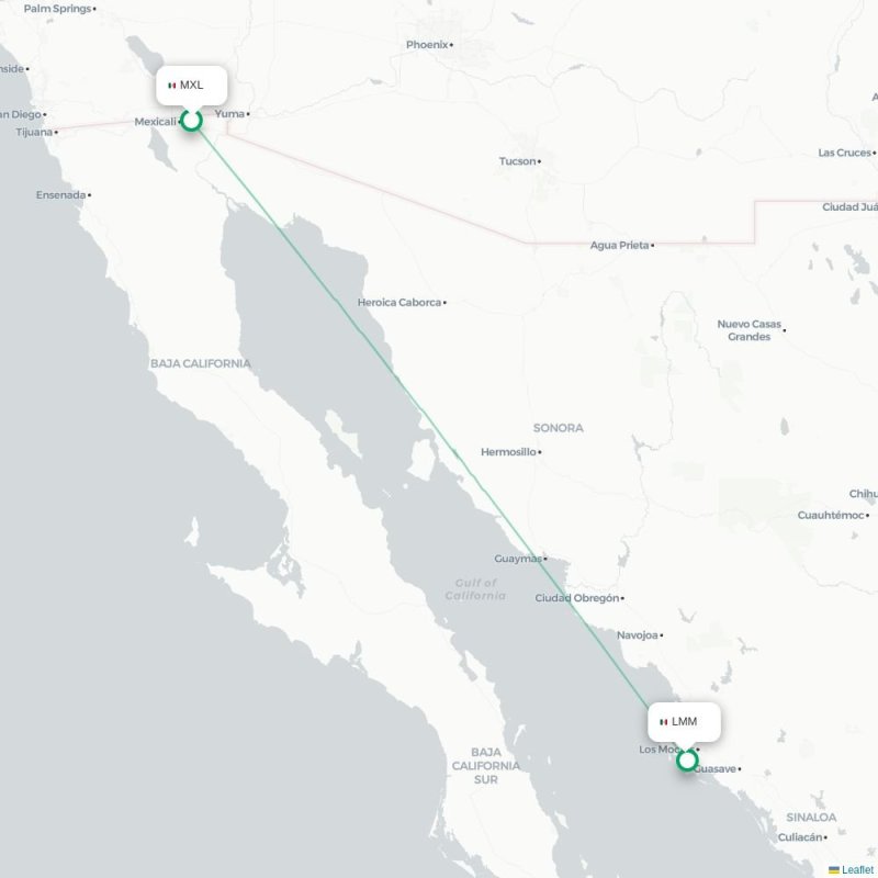 MXL - LMM route map
