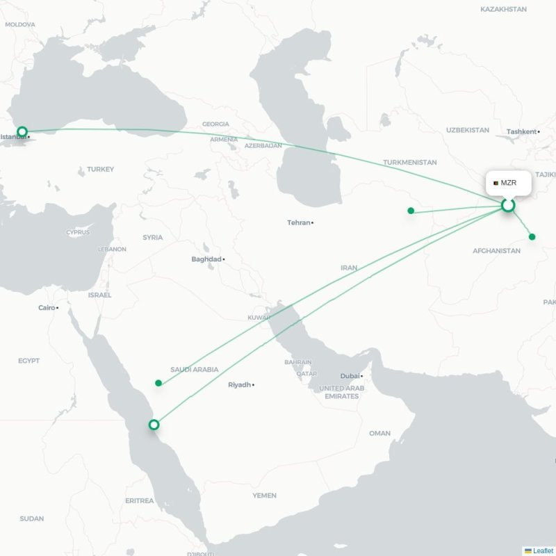 MZR - MHD route map