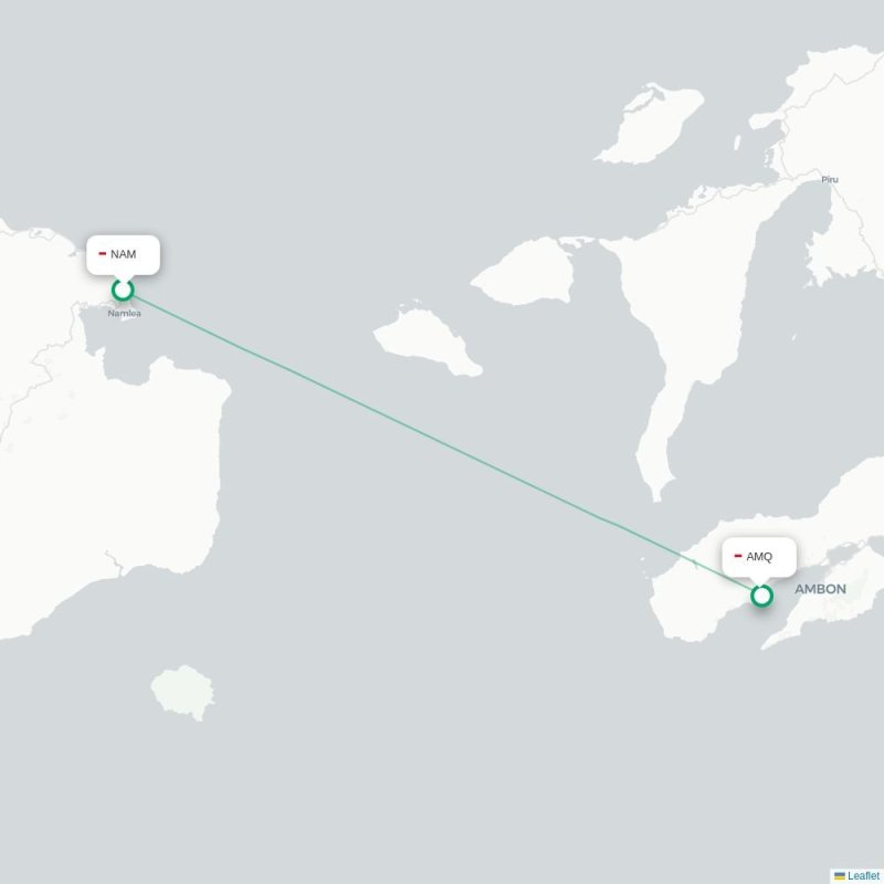 NAM - AMQ route map