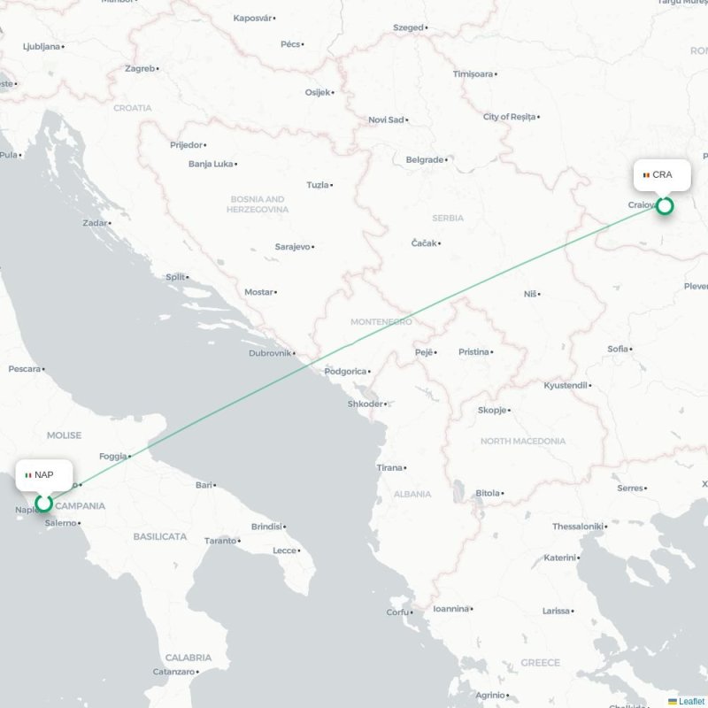 NAP - CRA route map