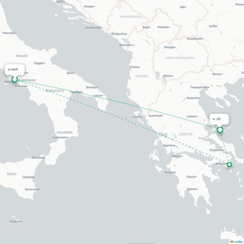 NAP - JSI route map