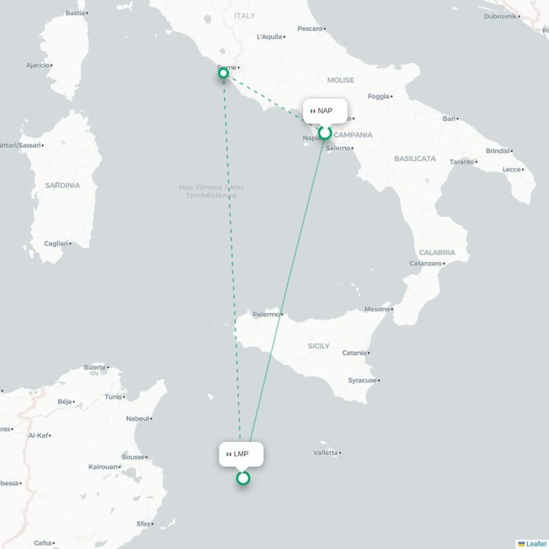 NAP - LMP route map