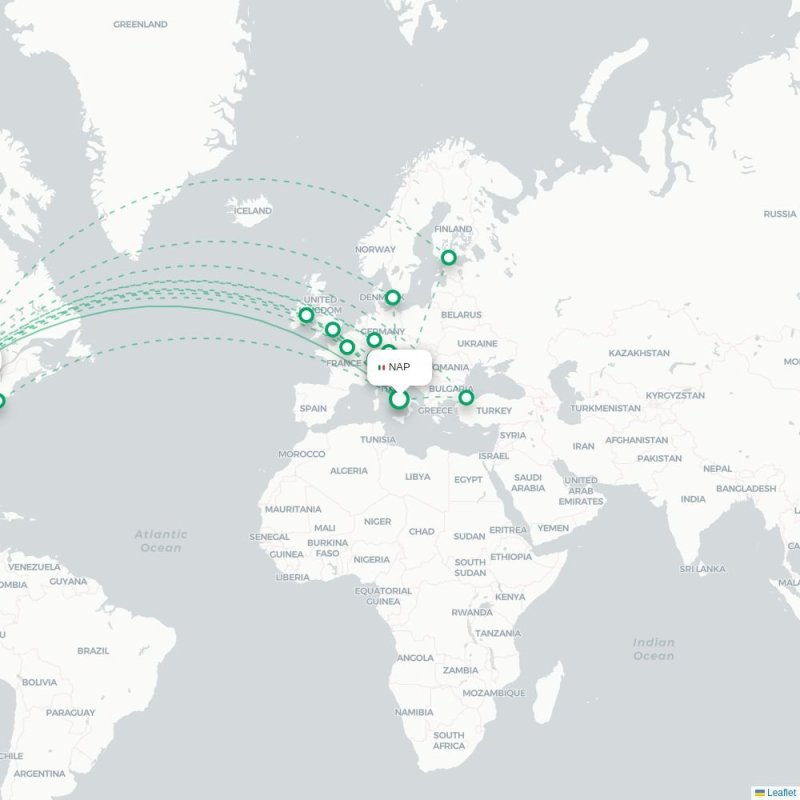 NAP - ORD route map