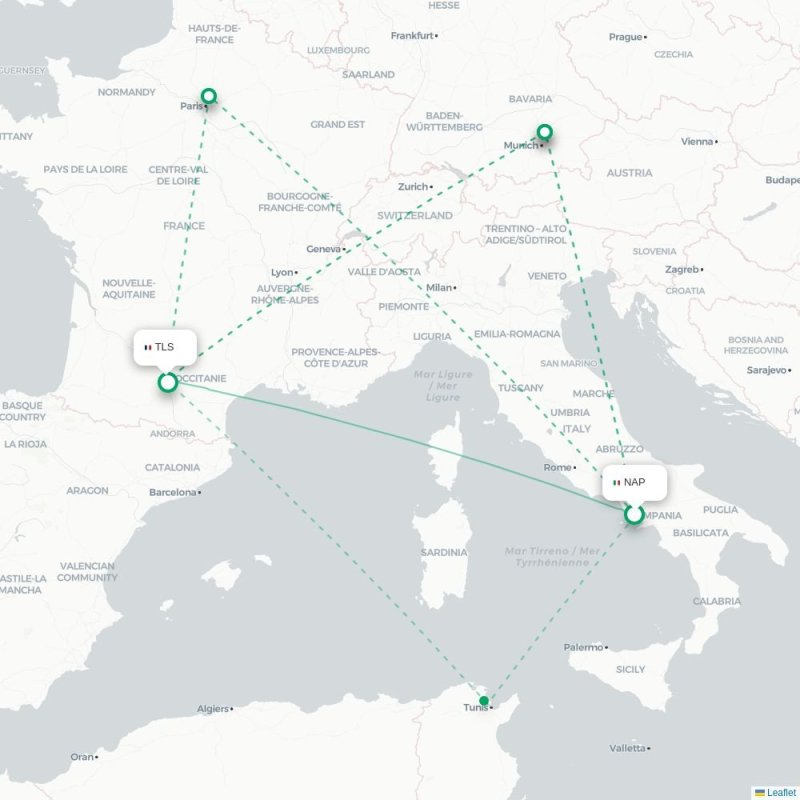 NAP - TLS route map