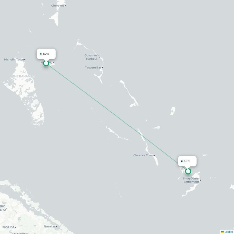 NAS - CRI route map