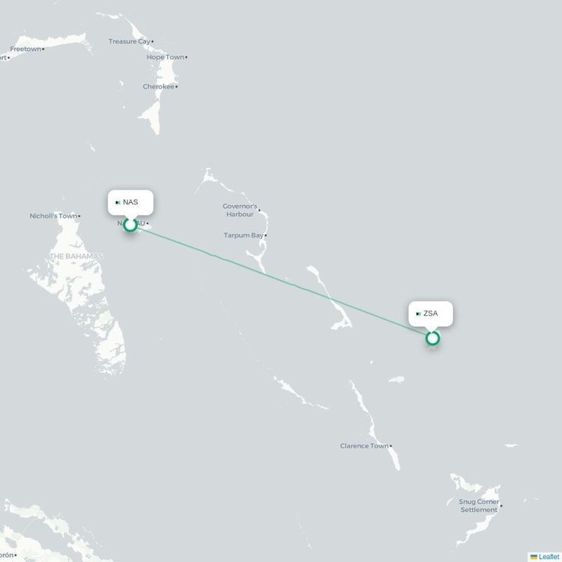 NAS - ZSA route map