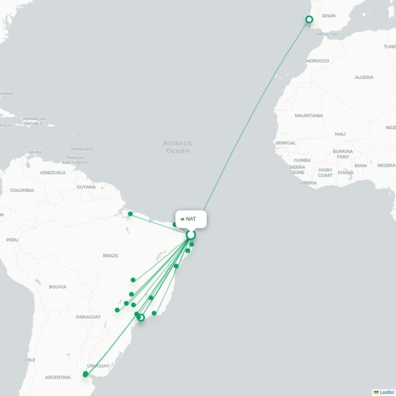 NAT - REC route map