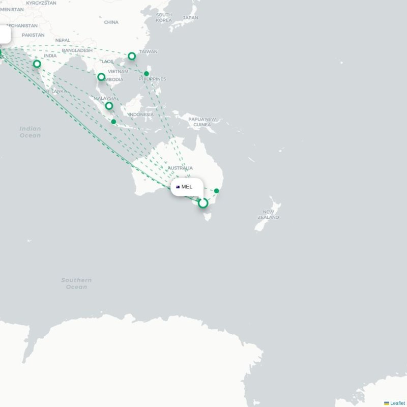 NBO - AUH route map