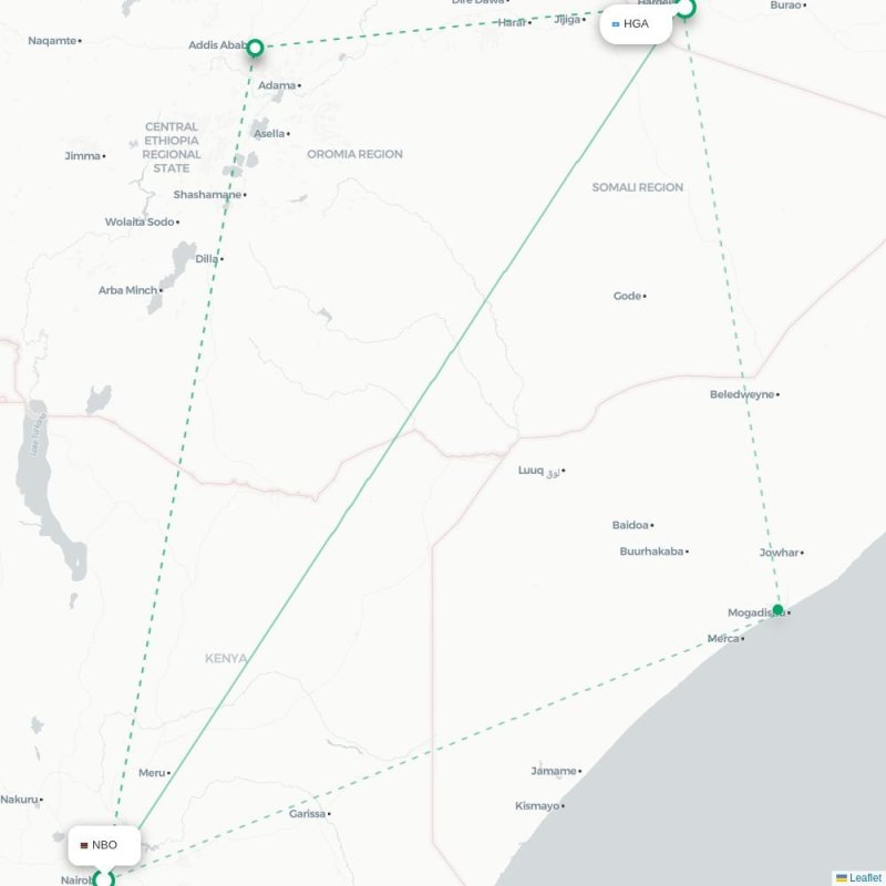 NBO - HGA route map
