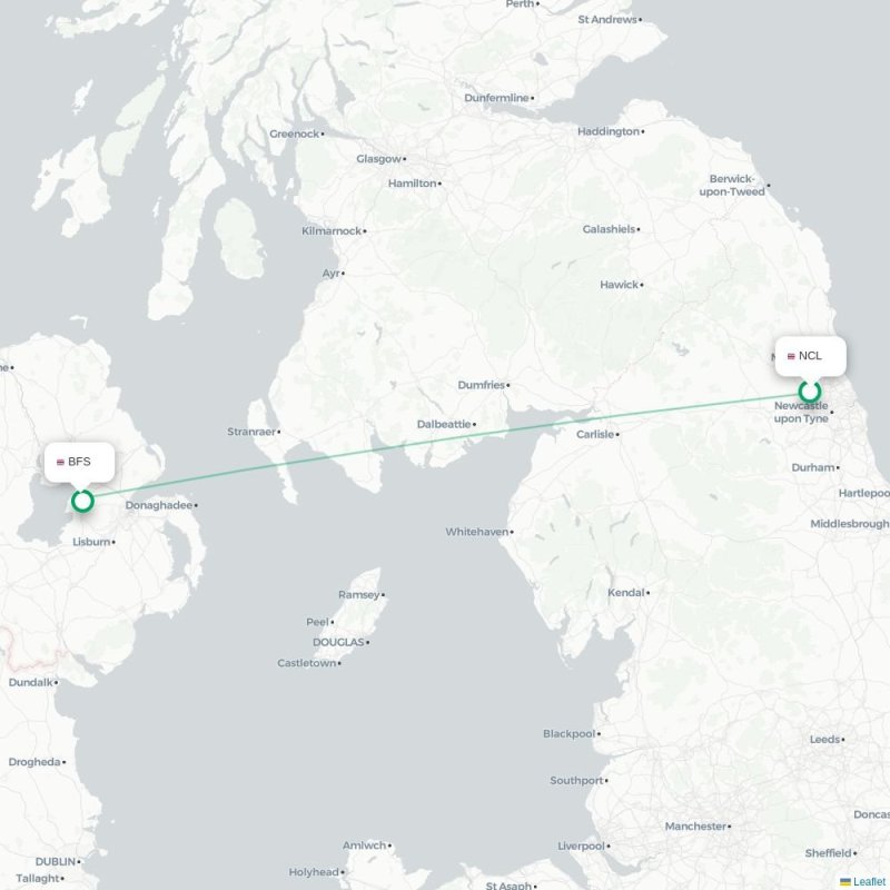 NCL - BFS route map