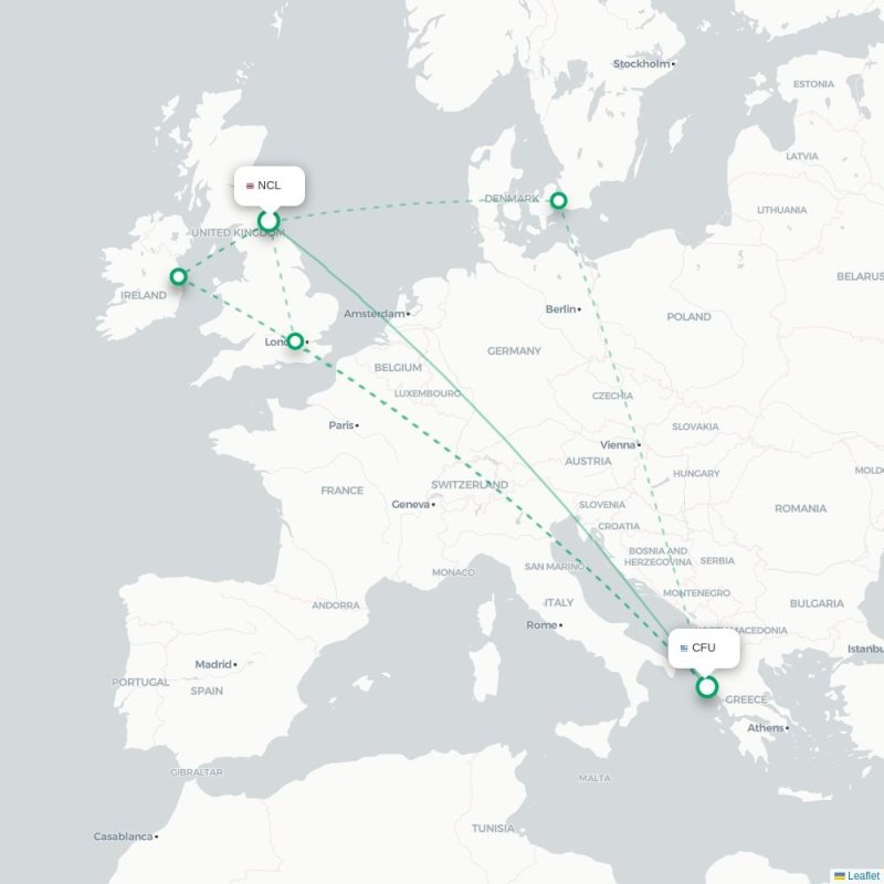 NCL - CFU route map
