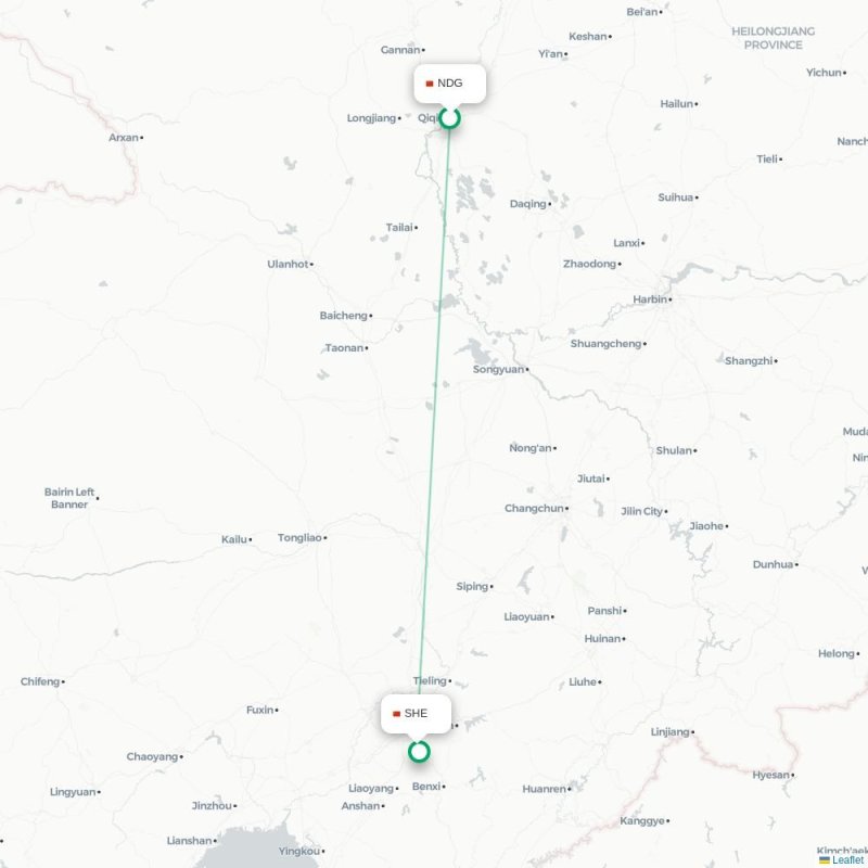 NDG - SHE route map