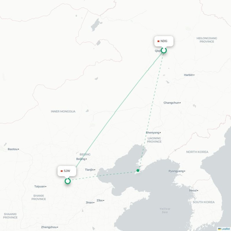 NDG - SJW route map