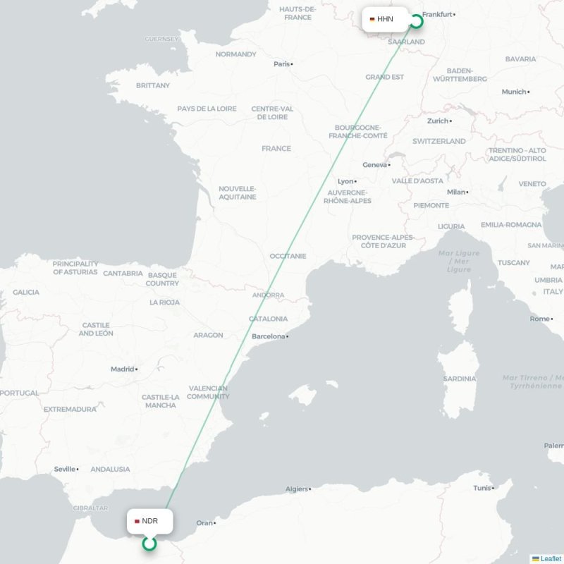 NDR - HHN route map