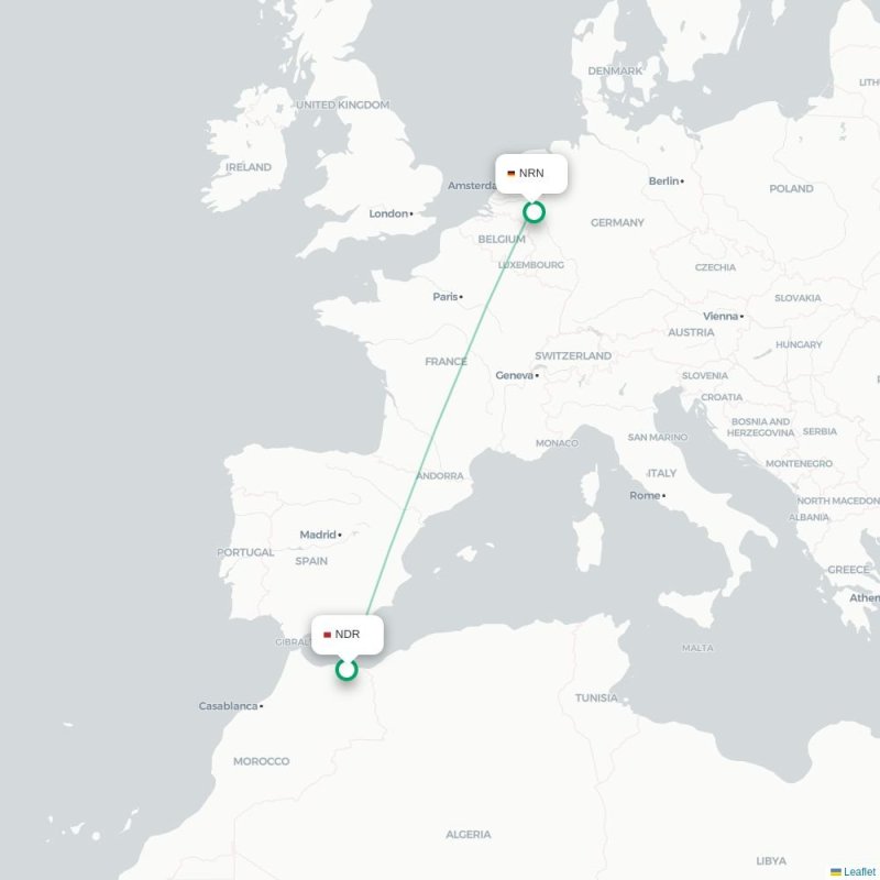 NDR - NRN route map