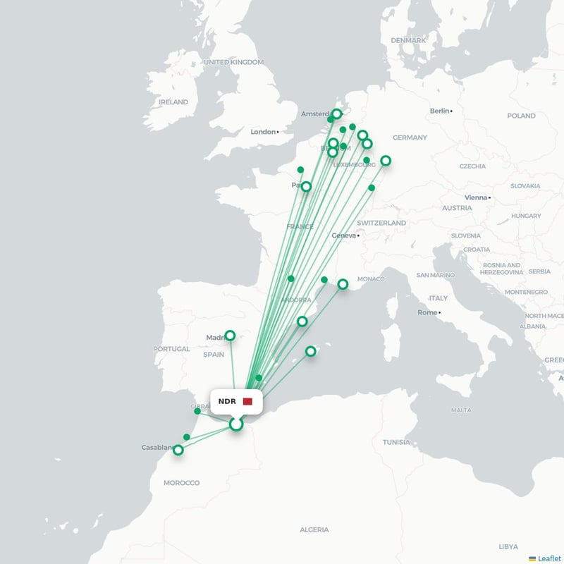 Route map   NDR 