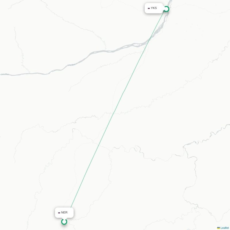 NER - YKS route map
