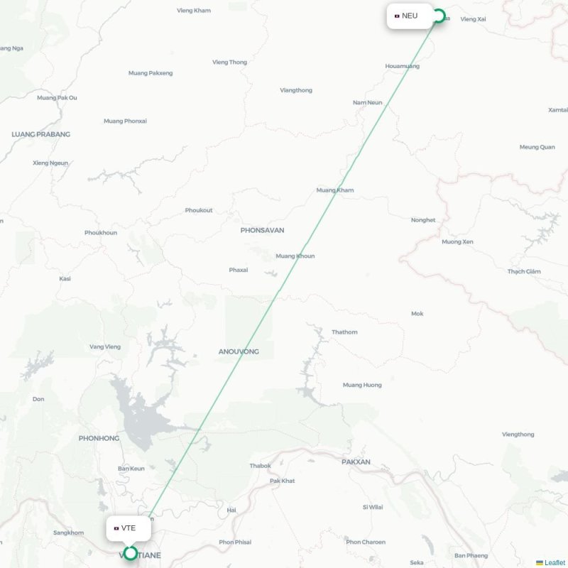 NEU - VTE route map