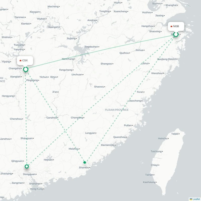 NGB - CSX route map