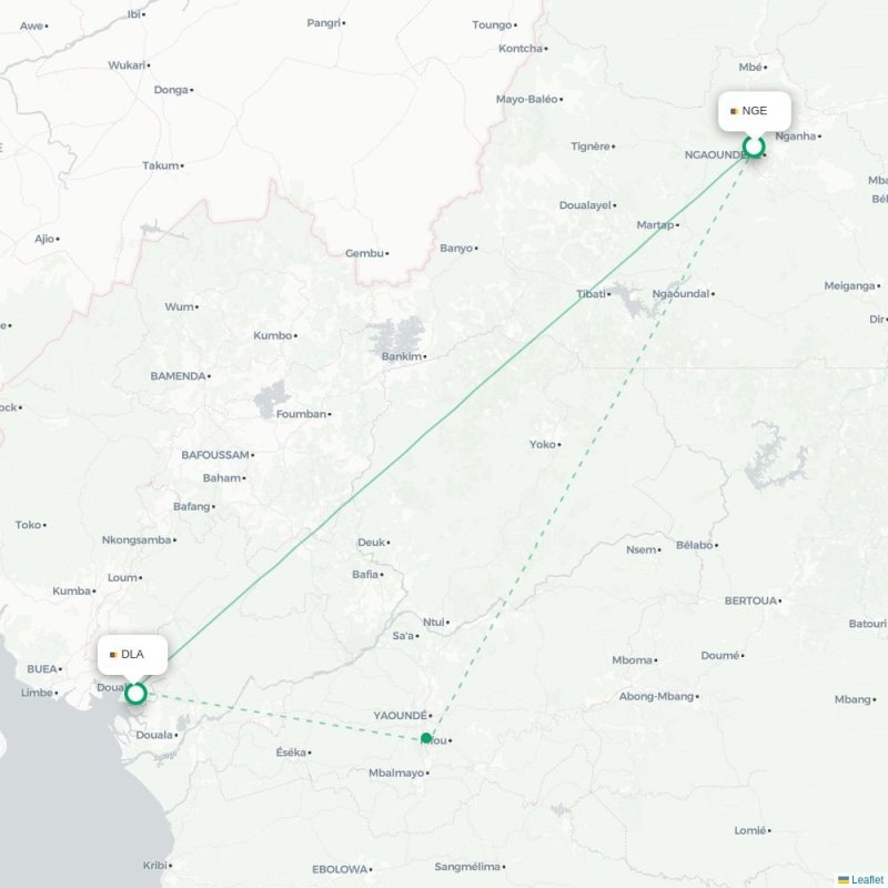 NGE - DLA route map