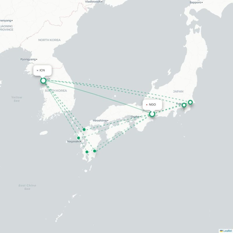 NGO - ICN route map