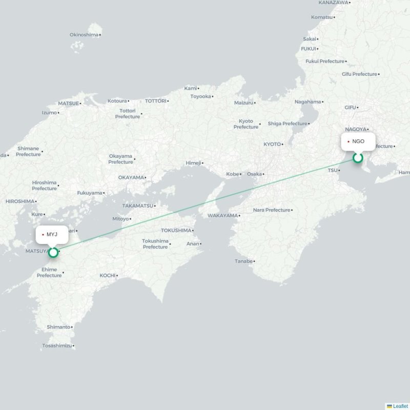 NGO - MYJ route map
