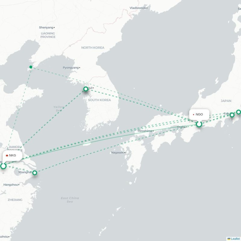 NGO - NKG route map
