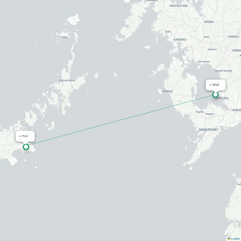 NGS - FUJ route map