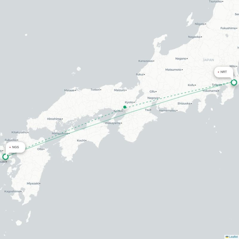 NGS - NRT route map