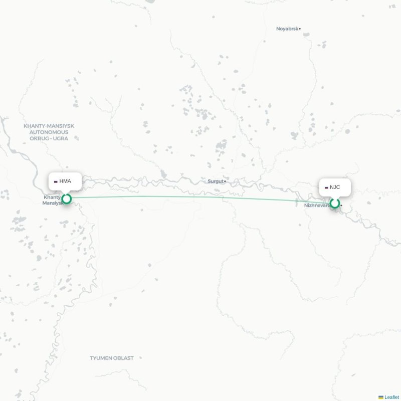 NJC - HMA route map