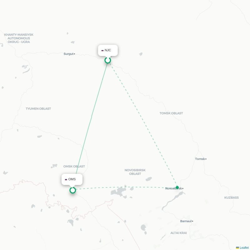 NJC - OMS route map