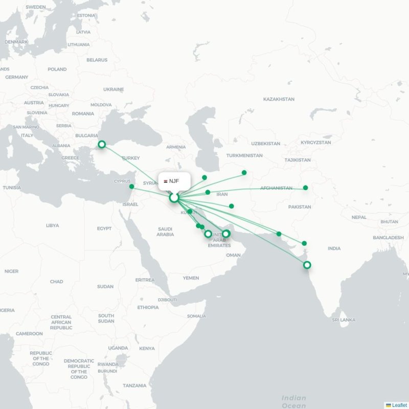 NJF - BOM route map