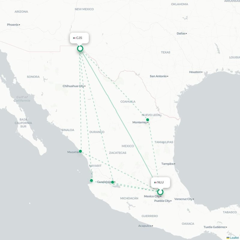 NLU - CJS route map