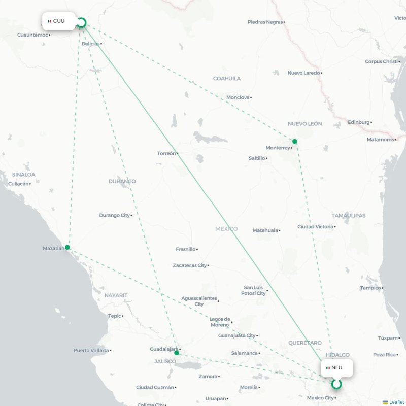 NLU - CUU route map