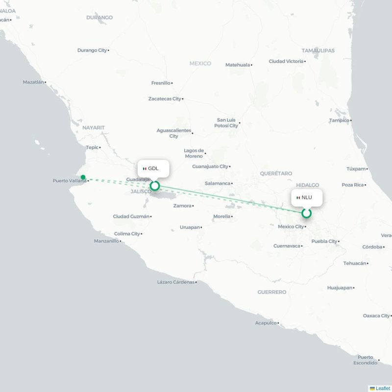 NLU - GDL route map