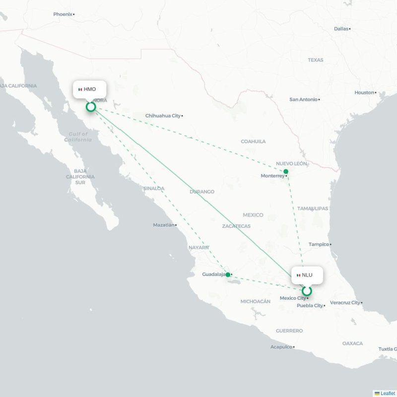 NLU - HMO route map