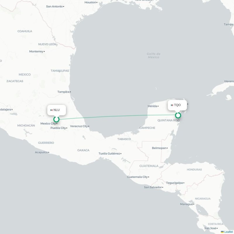 NLU - TQO route map